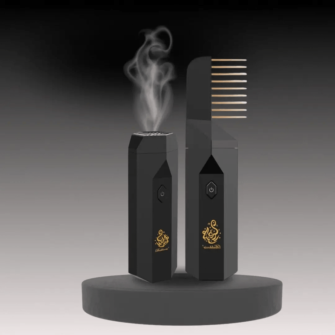 AeroOud™ | 2-in-1 Electronic Bakhoor Hair Comb & Incense Diffuser