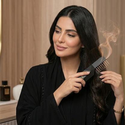 AeroOud™ | 2-in-1 Electronic Bakhoor Hair Comb & Incense Diffuser