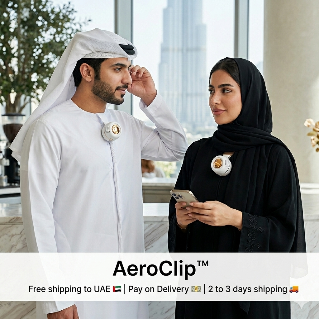 AeroClip™ | The 360° Wearable "Ice-Breeze" Fan