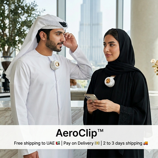 AeroClip™ | The 360° Wearable "Ice-Breeze" Fan