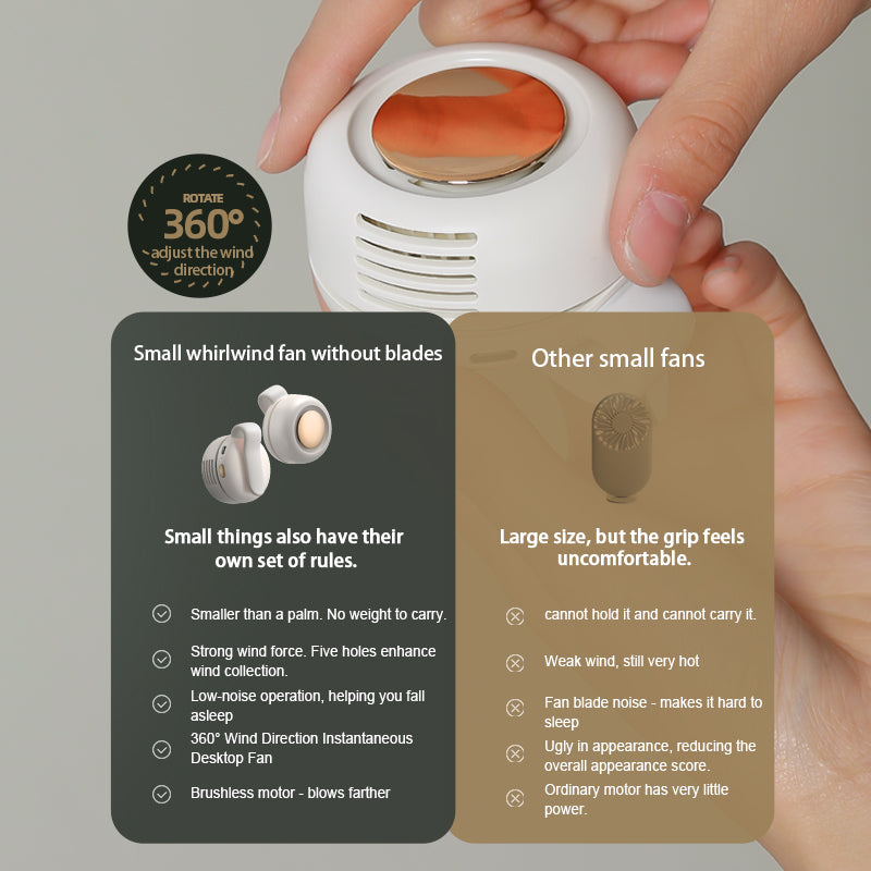 AeroClip™ | The 360° Wearable "Ice-Breeze" Fan